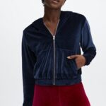Fabletics marinha profunda 420HR2504 donna moletom com capuz mulheres