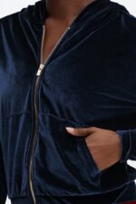 Fabletics marinha profunda 420HR2504 donna moletom com capuz mulheres - Image 3