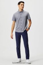 Fabletics marinha profunda 420HR3080 a única calça (slim fit) homens - Image 2