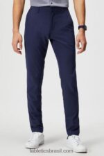 Fabletics marinha profunda 420HR3080 a única calça (slim fit) homens