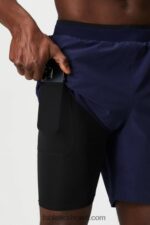 Fabletics marinha profunda 420HR3127 o fundamental curto ii (alinhado) 133 homens - Image 2