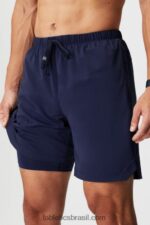 Fabletics marinha profunda 420HR3172 aquele curto (alinhado) 140 homens