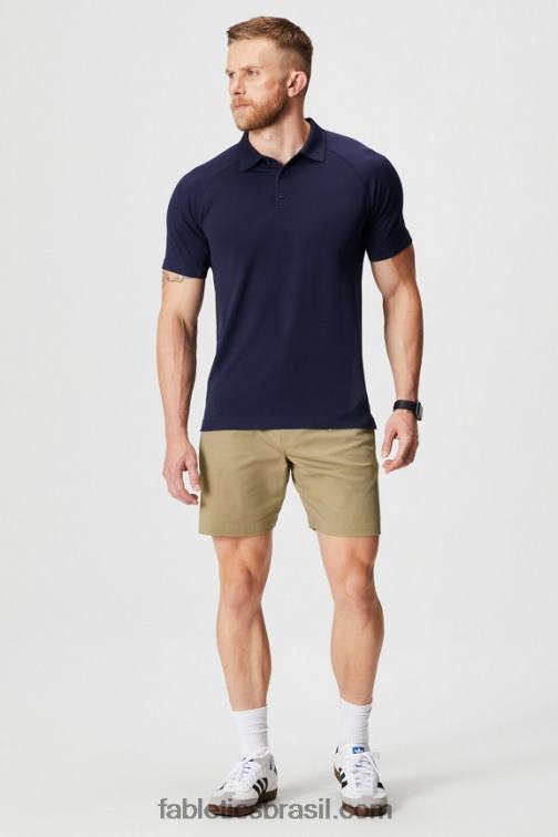 Fabletics marinha profunda 420HR3408 o dia de treinamento polo 167 homens - Image 3
