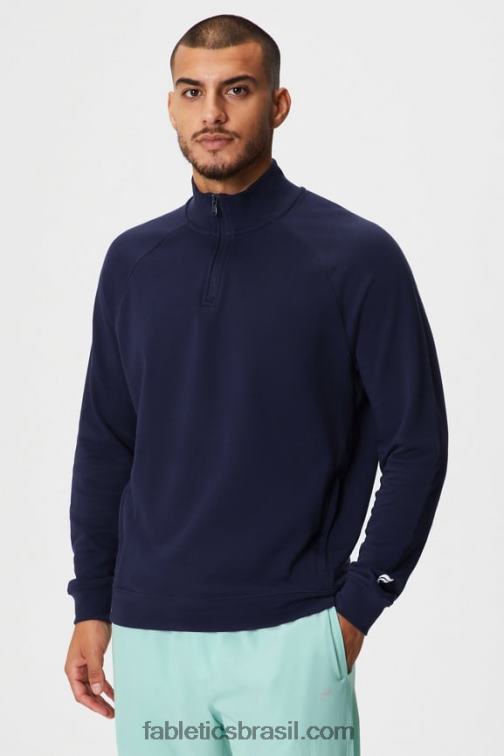 fabletics_marinha_profunda_420hr3575_o_leve_go_to_1_4_zip_homens.jpg Fabletics marinha profunda 420HR3575 o leve go-to 1/4 zip homens - Image 1