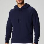 Fabletics marinha profunda 420HR3652 o moletom com capuz leve homens