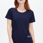 Fabletics marinha profunda/clube atlético 420HR2021 camiseta clássica mulheres
