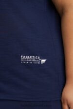 Fabletics marinha profunda/clube atlético 420HR2022 camiseta clássica mulheres - Image 2