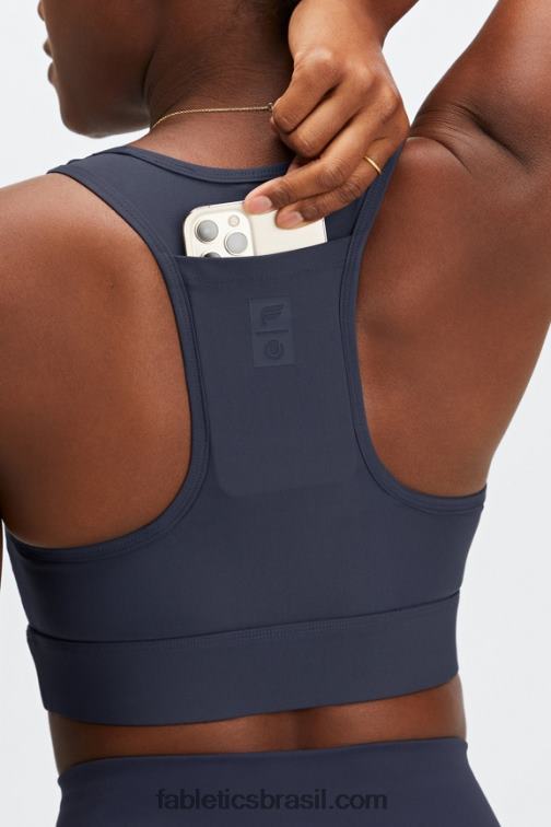 Fabletics marinho clássico 420HR1757 sutiã esportivo on-the-go de tênis universal mulheres - Image 3