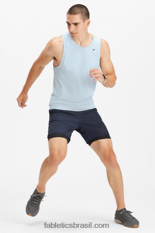 Fabletics marinho clássico 420HR3134 o fundamental curto ii (alinhado) 134 homens - Image 3