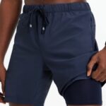 Fabletics marinho clássico 420HR3190 aquele curto (alinhado) 143 homens
