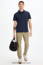 Fabletics marinho clássico 420HR3439 o polo 24-7 173 homens - Image 3
