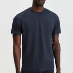 Fabletics marinho clássico 420HR3555 a camiseta restoreknit homens