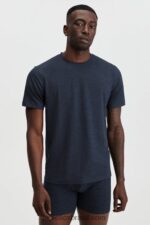 Fabletics marinho clássico 420HR3555 a camiseta restoreknit homens
