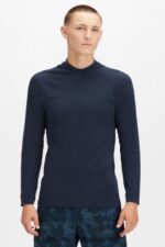 Fabletics marinho clássico 420HR3623 moletom do dia de treino homens