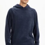 Fabletics marinho clássico 420HR3726 moletom com capuz da ilha homens
