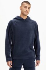 Fabletics marinho clássico 420HR3726 moletom com capuz da ilha homens