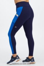 Fabletics marinho profundo/azul elétrico 420HR751 legging cintura alta powerhold on-the-go 41 mulheres