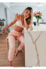 Fabletics marinho profundo/multi 420HR169 calça de moletom clássica mulheres - Image 5