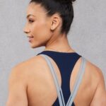 Fabletics marinho profundo/nuvem de chuva 420HR1799 boost sutiã esportivo de médio impacto 123 mulheres