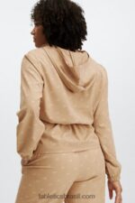 Fabletics marrom arenoso 420HR2814 jaqueta tecida rosa mulheres - Image 4