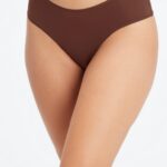 Fabletics marrom sela 420HR2836 cueca clássica de toque fino mulheres