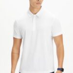 Fabletics mas branco 420HR3438 polo tênis universal 24 horas por dia homens