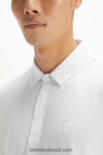 Fabletics mas branco 420HR3438 polo tênis universal 24 horas por dia homens - Image 3