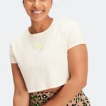 Fabletics mascarpone 420HR2035 camiseta baby crop mulheres