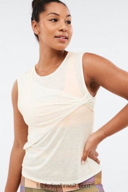Fabletics mascarpone 420HR2344 tanque de torção frontal miah mulheres