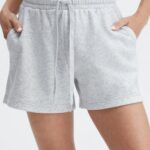 Fabletics matiz rosa/garça 420HR424 short de moletom mulheres