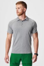 Fabletics meio cinza htr 420HR3413 o dia de treino polo 168 homens