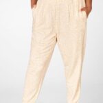 Fabletics mel leite magma/branco 420HR230 calça de moletom cloe slim mulheres