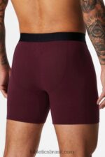 Fabletics Merlot 420HR3765 a cueca boxer 24-7 198 homens - Image 2