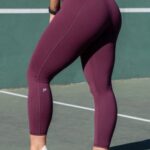 Fabletics merlot/multi 420HR662 define powerhold cintura alta 7/8 legging 23 mulheres