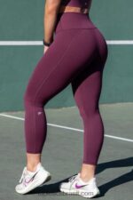 Fabletics merlot/multi 420HR662 define powerhold cintura alta 7/8 legging 23 mulheres