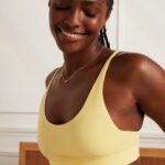 Fabletics meyer 420HR1574 bralette decote canoa de toque fino mulheres