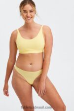 Fabletics meyer 420HR1574 bralette decote canoa de toque fino mulheres - Image 3