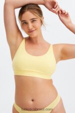 Fabletics meyer 420HR1574 bralette decote canoa de toque fino mulheres - Image 4