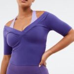 Fabletics místico 420HR2087 blusa manga curta natasha mulheres