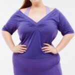 Fabletics místico 420HR2088 blusa manga curta natasha mulheres
