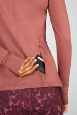 Fabletics moca de cereja 420HR2721 blusa manga longa fênix mulheres - Image 2