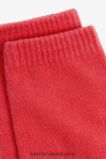 Fabletics morango vermelho 420HR3002 meia de desempenho 6" mulheres - Image 2
