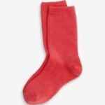Fabletics morango vermelho 420HR3002 meia de desempenho 6" mulheres