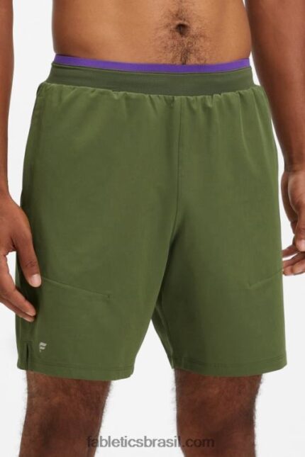 Fabletics musgo escuro 420HR3211 o fundamental curto ii 147 homens