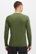 Fabletics musgo escuro 420HR3570 the training day camiseta manga longa homens - Image 2