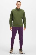 Fabletics musgo escuro 420HR3610 o go-to 1/4 zip 188 homens - Image 3