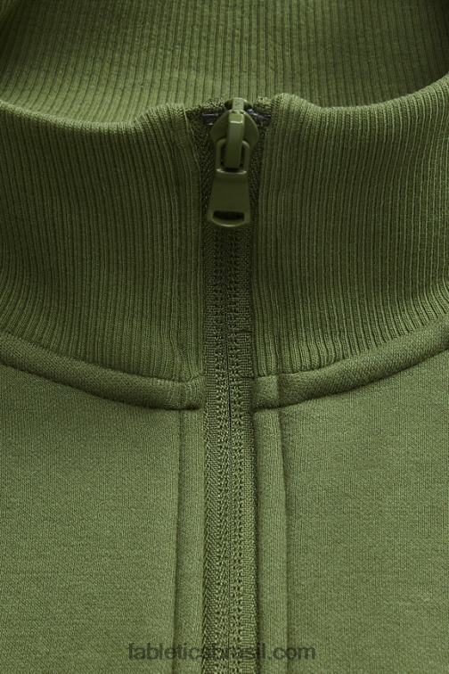 Fabletics musgo escuro 420HR3610 o go-to 1/4 zip 188 homens - Image 4