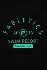Fabletics nadar preto 420HR3507 o tee 24-7 182 homens - Image 4