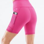 Fabletics neblina lilás/névoa roxa 420HR552 short on-the-go cintura ultra alta de 7" mulheres