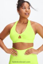 Fabletics néon 420HR1723 sutiã esportivo oasis twist 109 mulheres